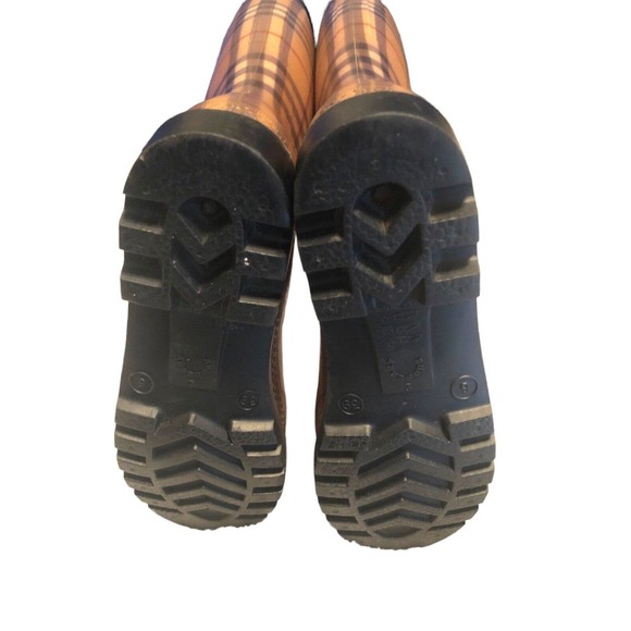 EUC Womens Burberry Nova Check Rain Boots Shoes Weather Designer US 8M EU Sz 39 - Picture 7 of 11